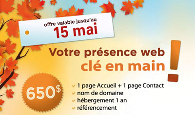 Promo site web 2 pages "Promo site web 2 pages"